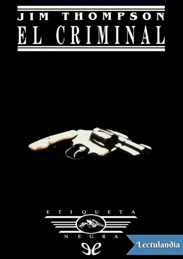 El criminal de Jim Thompson, portada del libro
