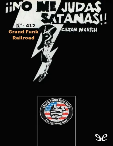 Grand Funk Railroad de César Martín, portada del libro