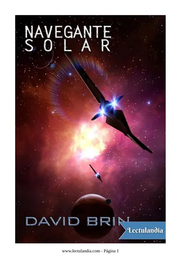 Navegante solar de David Brin, portada del libro