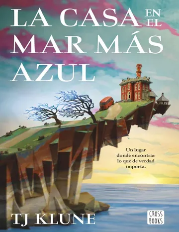 La casa en el mar mas azul de Tj Klune, portada del libro