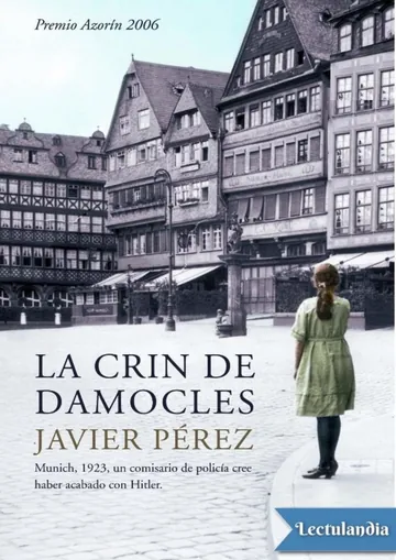 La crin de Damocles de Javier Pérez Fernández, portada del libro