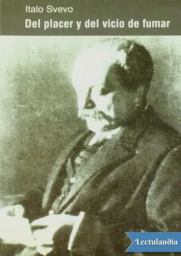 Del placer y del vicio de fumar de Italo Svevo, portada del libro