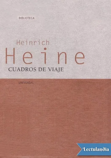 Cuadros de viaje de Heinrich Heine, portada del libro