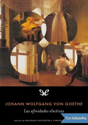 Las afinidades electivas (trad. José María Valverde) de Johann Wolfgang von Goethe, portada del libro