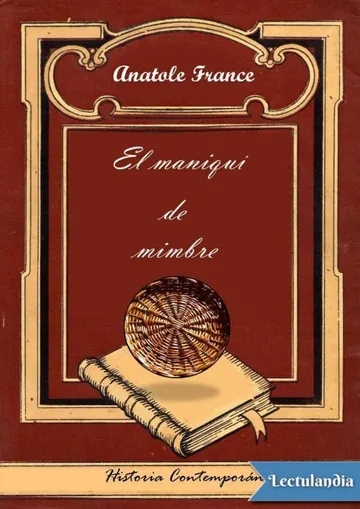 El maniquí de mimbre de Anatole France, portada del libro