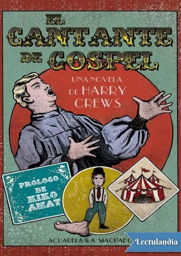 El cantante de gospel de Harry Crews, portada del libro