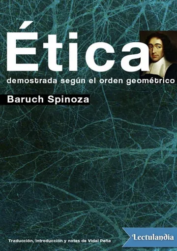 Ética demostrada según el orden geométrico de Baruch Spinoza, portada del libro