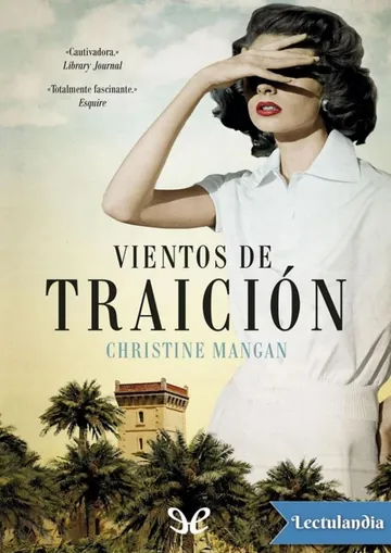 Vientos de traición de Christine Mangan, portada del libro