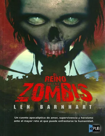El Reino de los Zombis de Len Barnhart, portada del libro