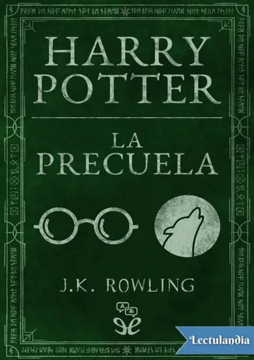 Harry Potter: La precuela de J. K. Rowling, portada del libro