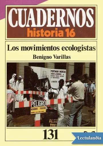 Los movimientos ecologistas de Benigno Varillas, portada del libro