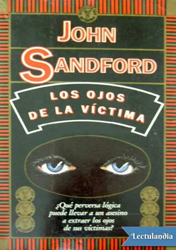 Los ojos de la víctima de John Sandford, portada del libro