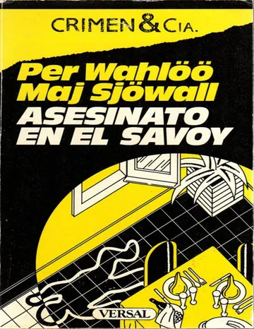 Asesinato en el Savoy de Per Wahloo, Maj Sjöwall, portada del libro