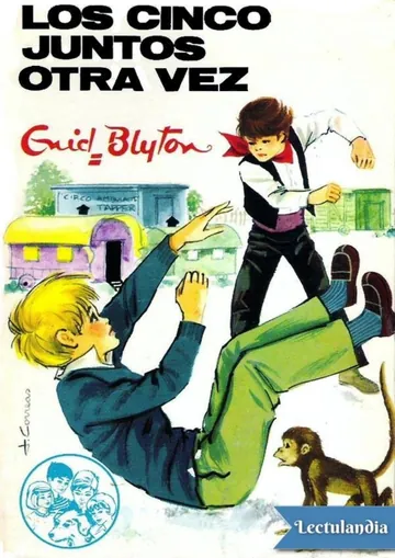 Los Cinco juntos otra vez de Enid Blyton, portada del libro