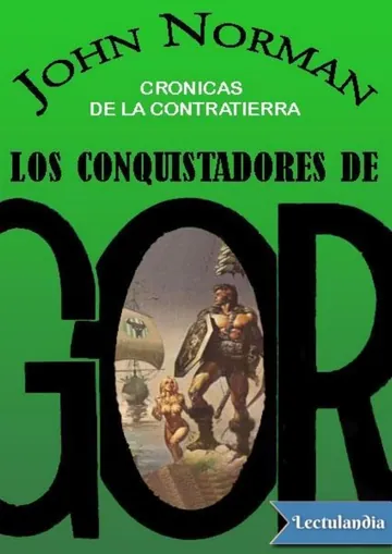 Los conquistadores de Gor de John Norman, portada del libro