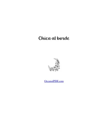 Chica al borde de Christina Hoag, portada del libro