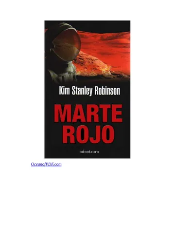 Marte rojo de Kim Stanley Robinson, portada del libro
