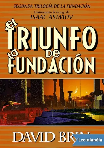 El triunfo de la Fundación de David Brin, portada del libro