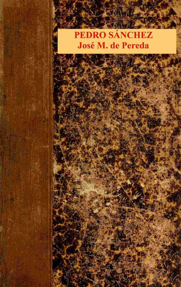 Pedro Sánchez de José María de Pereda, portada del libro
