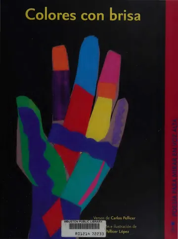 Colores con brisa de Pellicer, Carlos, 1899-1977, portada del libro
