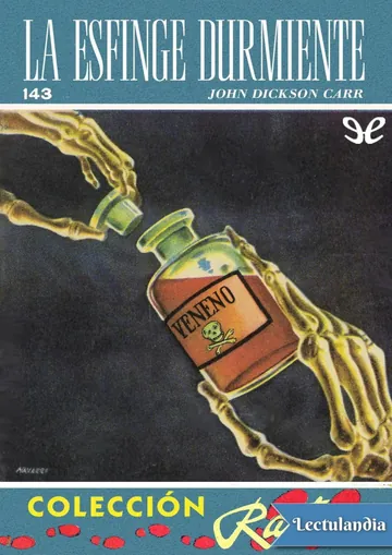 La esfinge durmiente de John Dickson Carr, portada del libro
