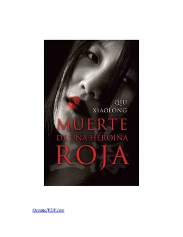 Muerte De Una Heroína Roja de Xiaolong Qiu, portada del libro