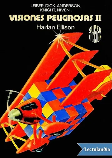 Visiones Peligrosas II de Harlan Ellison, portada del libro