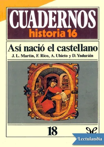 Así nació el castellano de AA. VV., portada del libro