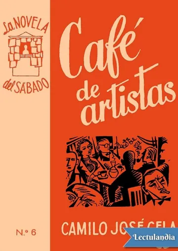 Café de artistas de Camilo José Cela, portada del libro