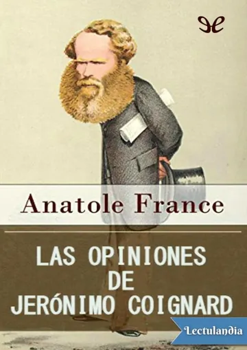 Las opiniones de Jerónimo Coignard de Anatole France, portada del libro