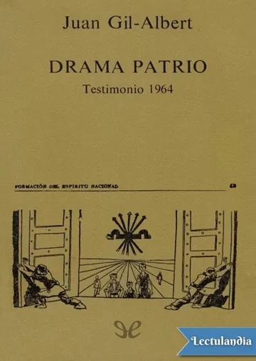 Drama patrio de Juan Gil-Albert, portada del libro