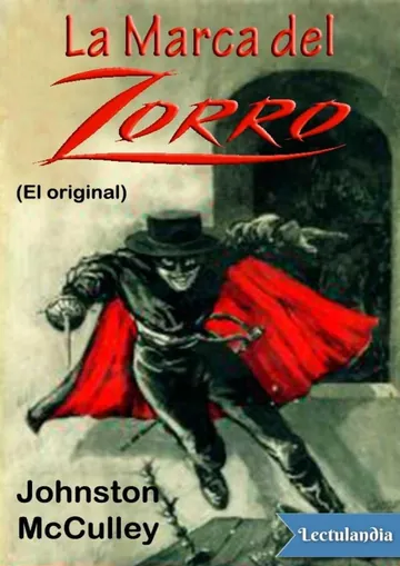 La Marca del Zorro de Johnston McCulley, portada del libro