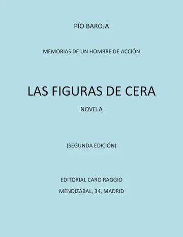 Las figuras de cera de Pío Baroja, portada del libro