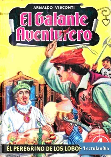 El peregrino de los lobos de Arnaldo Visconti, portada del libro