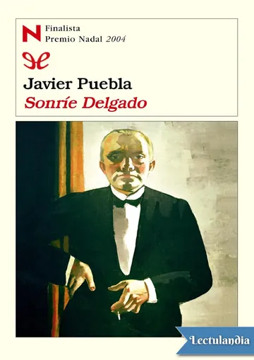 Sonríe Delgado de Javier Puebla, portada del libro