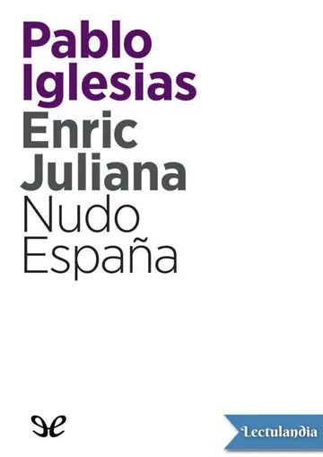 Nudo España de Pablo Iglesias, portada del libro