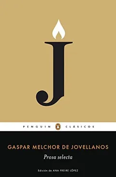 Prosa selecta de Gaspar Melchor De Jovellanos, portada del libro