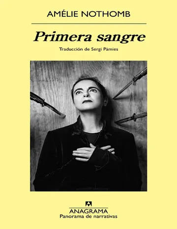 Primera sangre de Amelie Nothomb, portada del libro