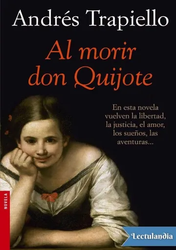Al morir don Quijote de Andrés Trapiello, portada del libro