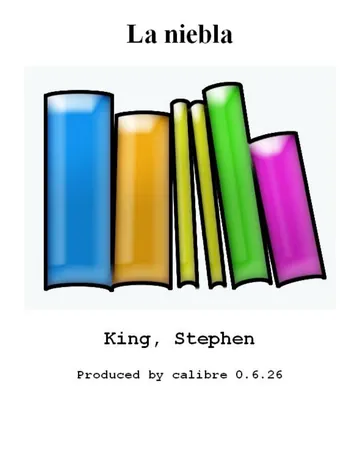 La niebla de Stephen King, portada del libro
