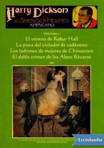 Harry Dickson el Sherlock Holmes americano Vol. 1 de Jean Ray, portada del libro