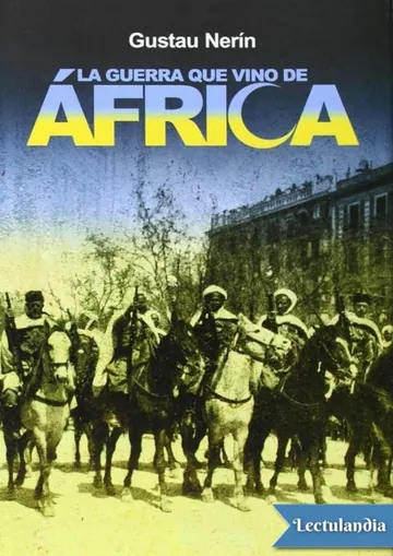La guerra que vino de África de Gustau Nerín, portada del libro