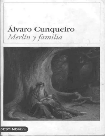 Merlín y familia de Álvaro Cunqueiro, portada del libro