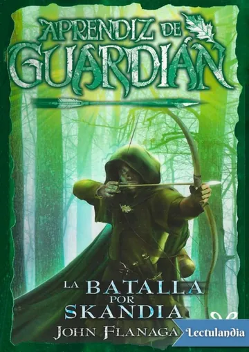 La batalla por Skandia de John Flanagan, portada del libro