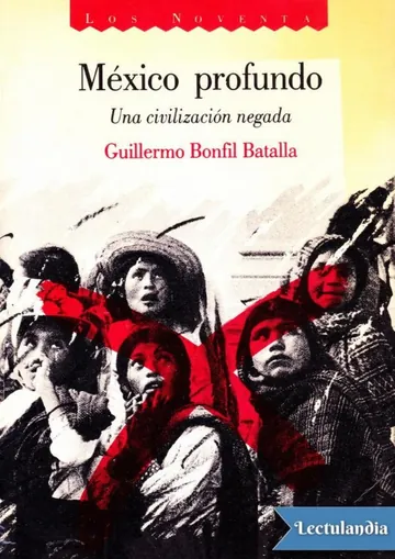México profundo de Guillermo Bonfil Batalla, portada del libro