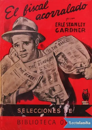 El fiscal acorralado de Erle Stanley Gardner, portada del libro