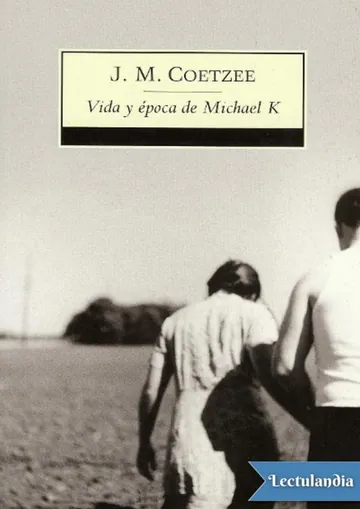 Vida y época de Michael K de J. M. Coetzee, portada del libro