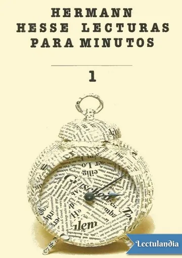 Lecturas para minutos, 1 de Hermann Hesse, portada del libro