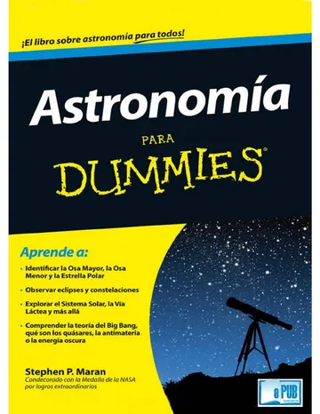 Astronomía para dummies de Stephen P. Maran, portada del libro