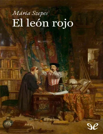 El león rojo de Mária Szepes, portada del libro